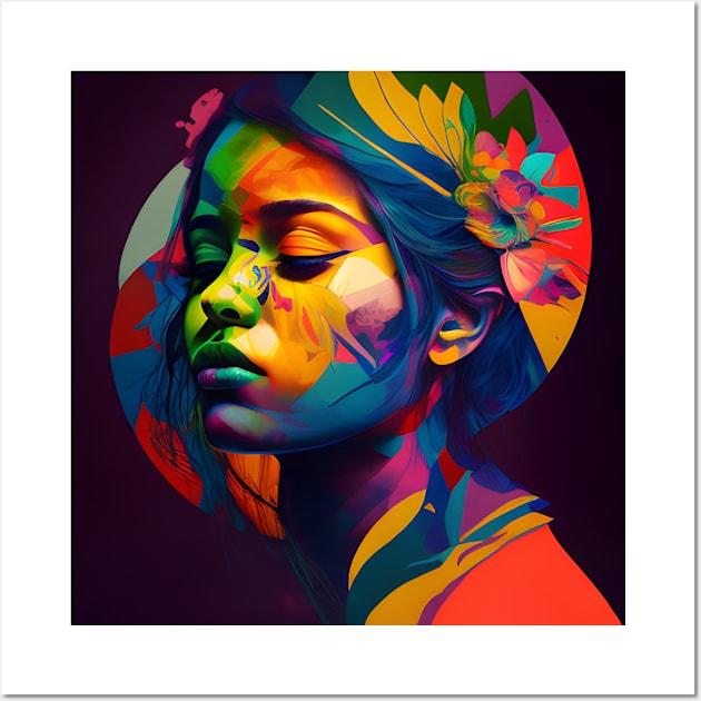 Abstract Portrait. Wall Art by n23tees